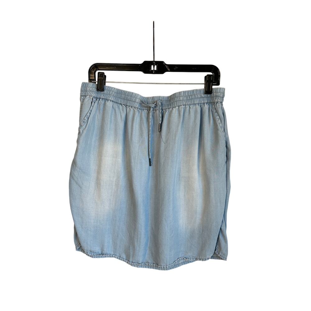 Just Living Chambray Skirt, L